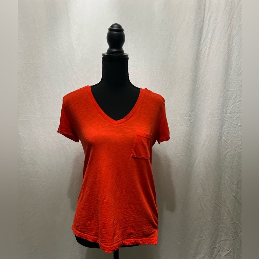 Madewell Short Sleeve V Neck Pocket T Shirt
